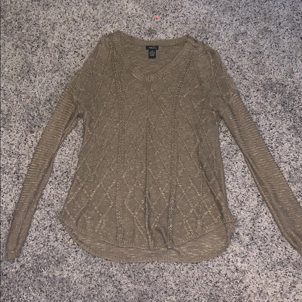 Light brown sweater from Rue 21